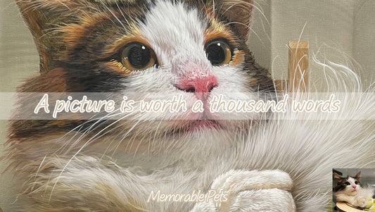 A picture is worth a thousand words: How hand painted pet portraits can tell the story of your relationship with your favorite pet