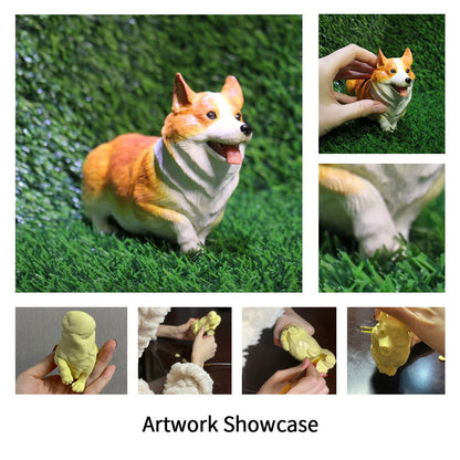 Customized Full Body Pet Statues Premium Custom Pet Statue Work Of Art Handmade Pet Memorial Statue - Memorable Pets -  - 