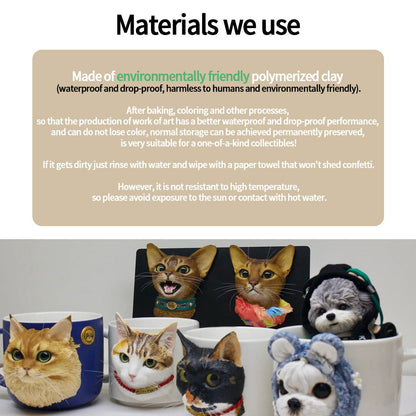 Customized Full Body Pet Statues Premium Custom Pet Statue Work Of Art Handmade Pet Memorial Statue - Memorable Pets -  - 
