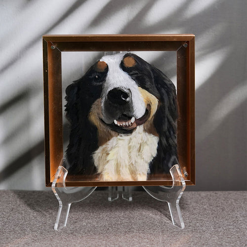 Pet 3d Stereoscopic Portraits Hand Painted Pet Memorial Portraits Premium Customized Souvenirs For Pets Suitable for all animals/pets - Memorable Pets -  - 