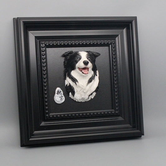 Premium Custom Pet Statue Work Of Art Handmade Pet Memorial Statue Pet Customized Framed Work Of Art - Memorable Pets -  - 